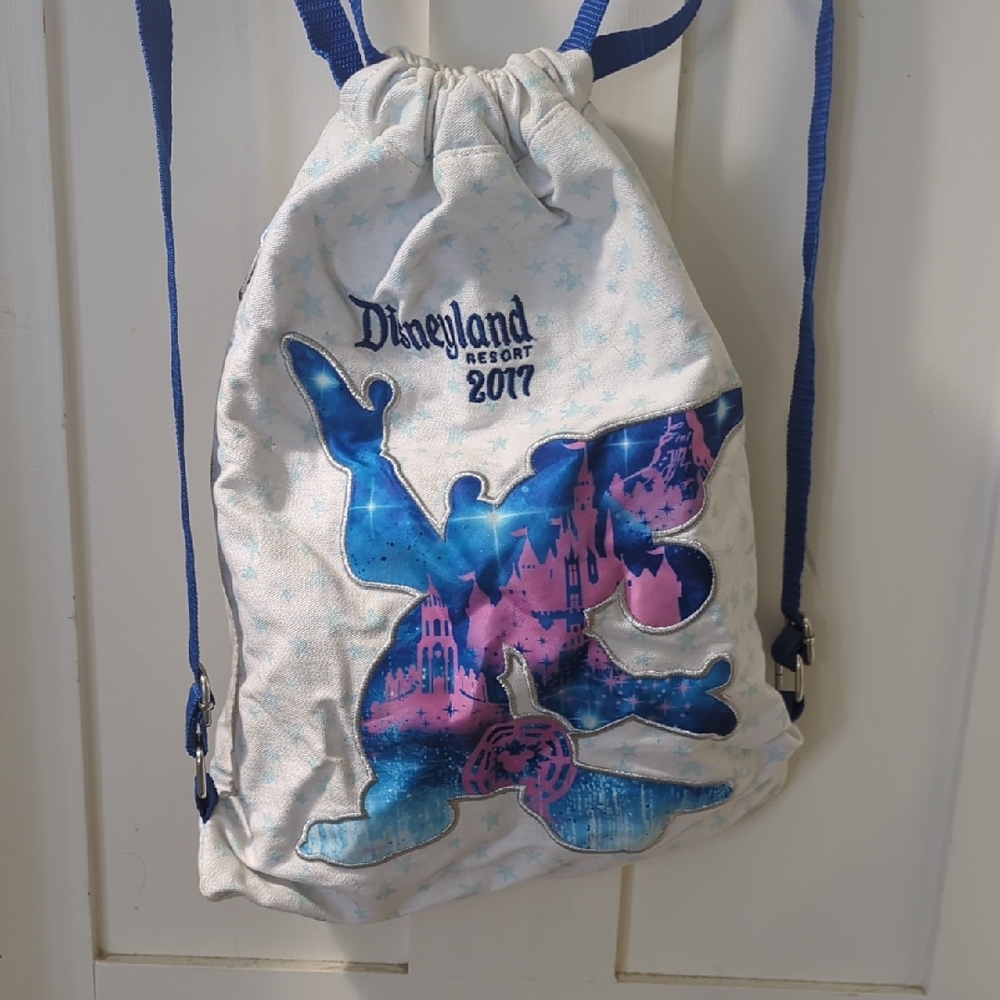Disneyland Resort Blue and Pink Backpack